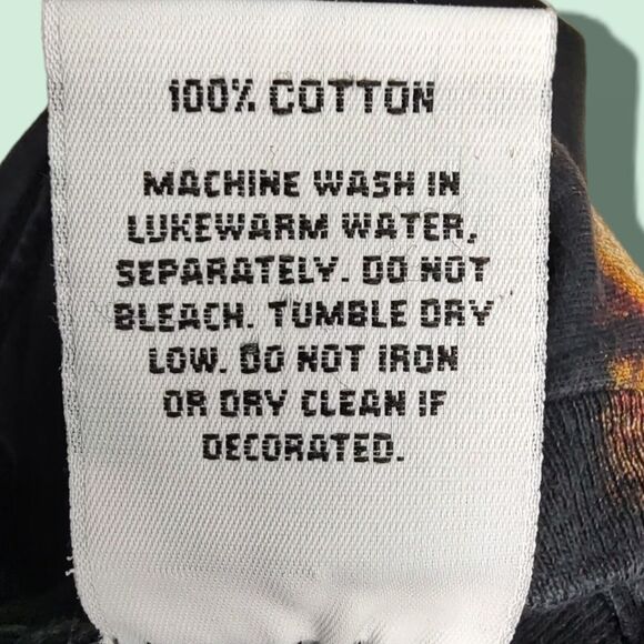 Vintage USA Single Stitch 90's LG TShirt AOP Lion Made At The Beach Trinity READ - Picture 13 of 14